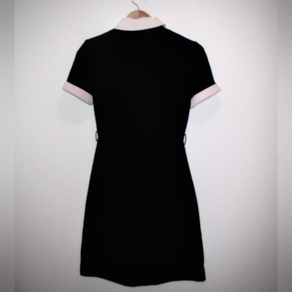 Self-Portrait Black Dress with White Collar - Picture 2 of 4